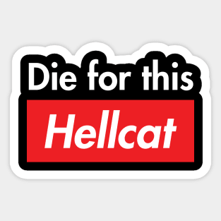 Die for this hellcat Sticker